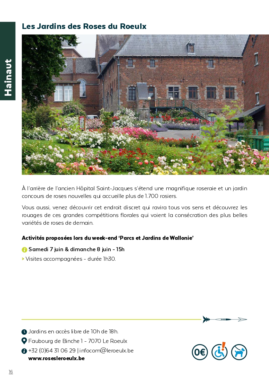 Jardin Concours de Roses Nouvelles du Roeulx