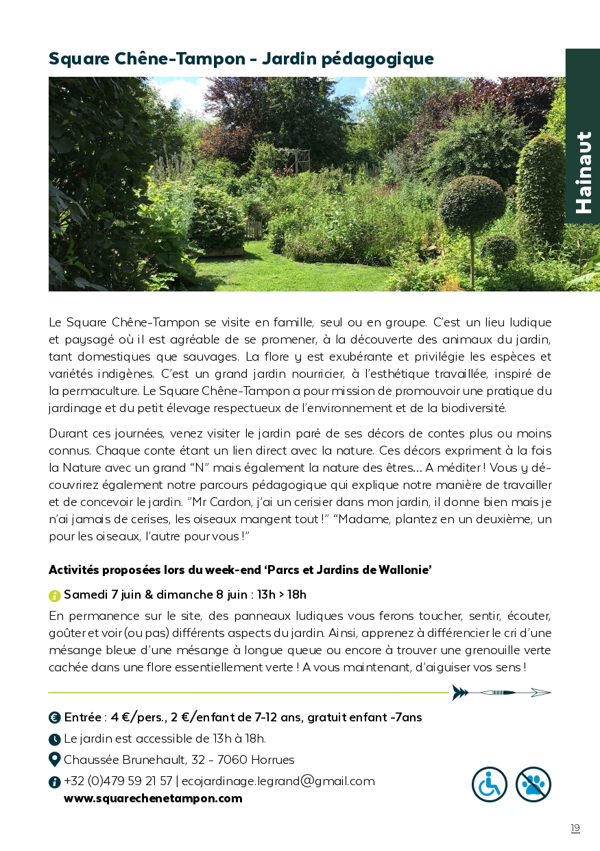 Square Chêne-Tampon - Jardin Pédagogique