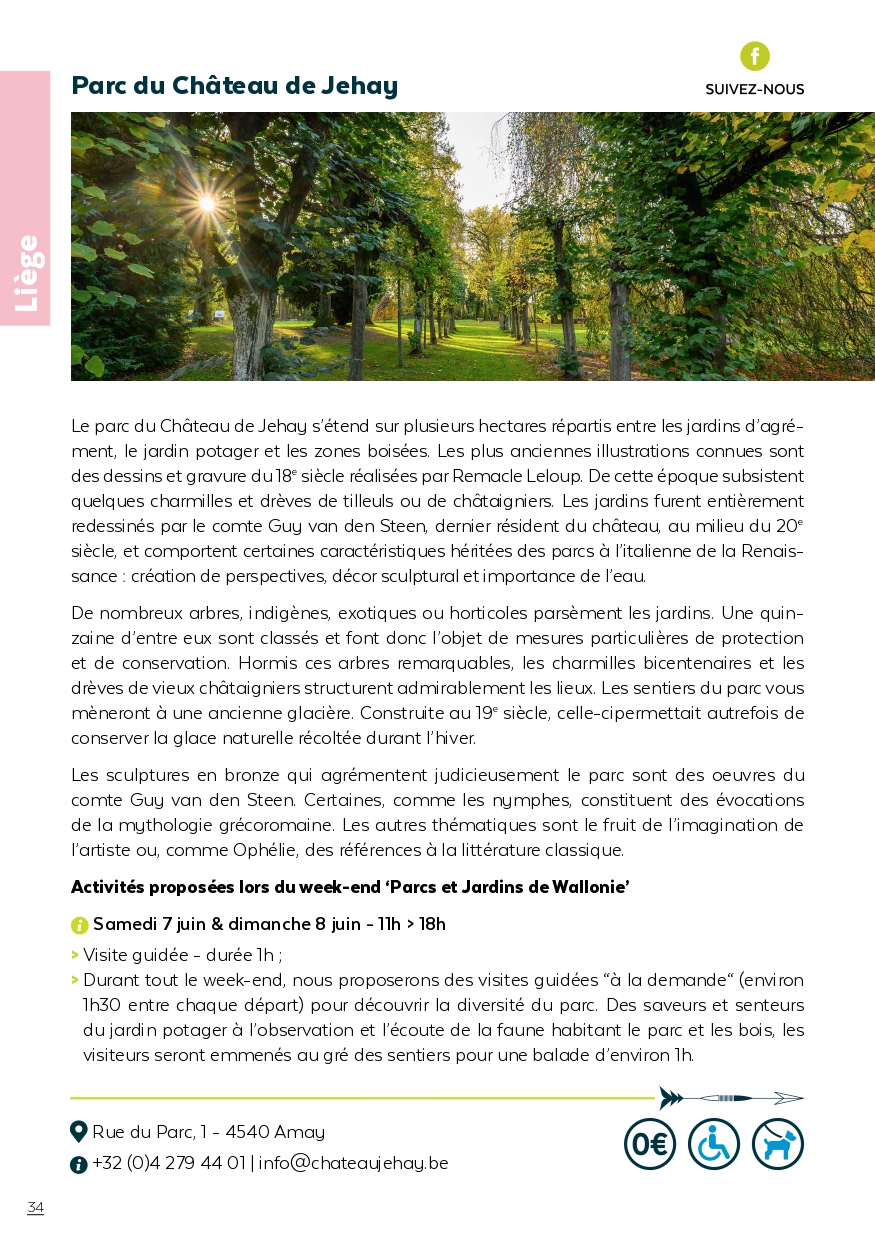 Parc du Château de Jehay