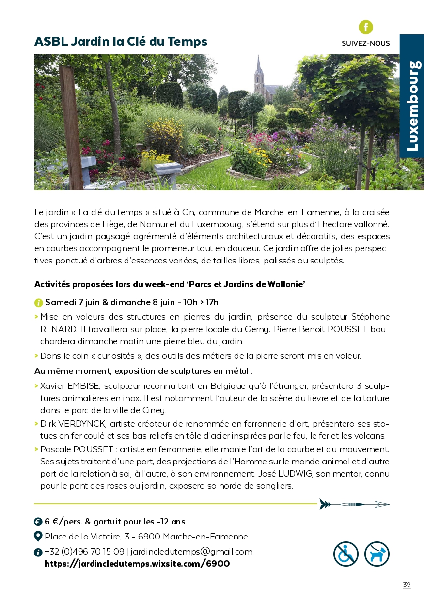 Jardin la Clé du Temps